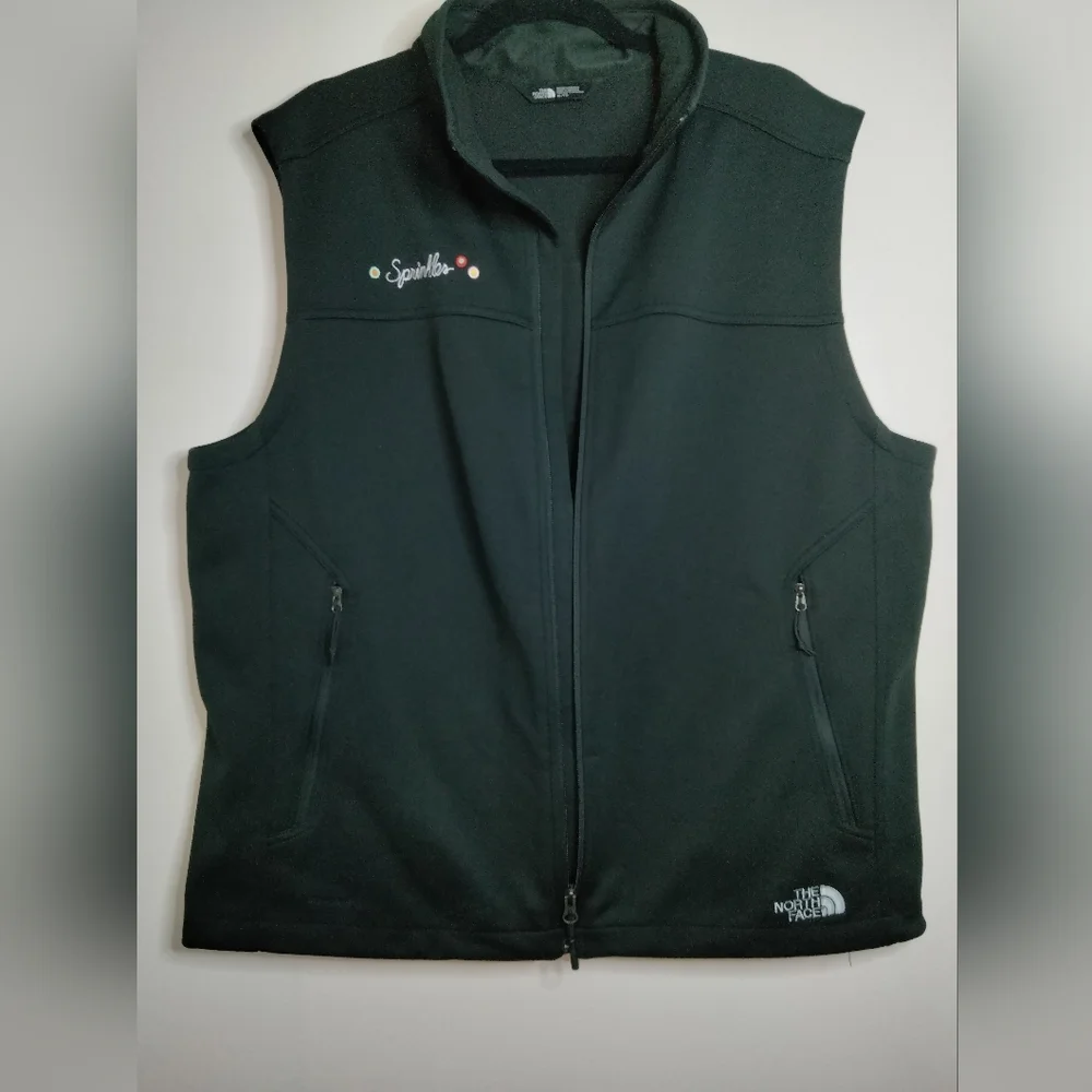 The North Face (Sz XL) Men's Black Ridgeline Soft Shell Front & Pocket Zip Vest